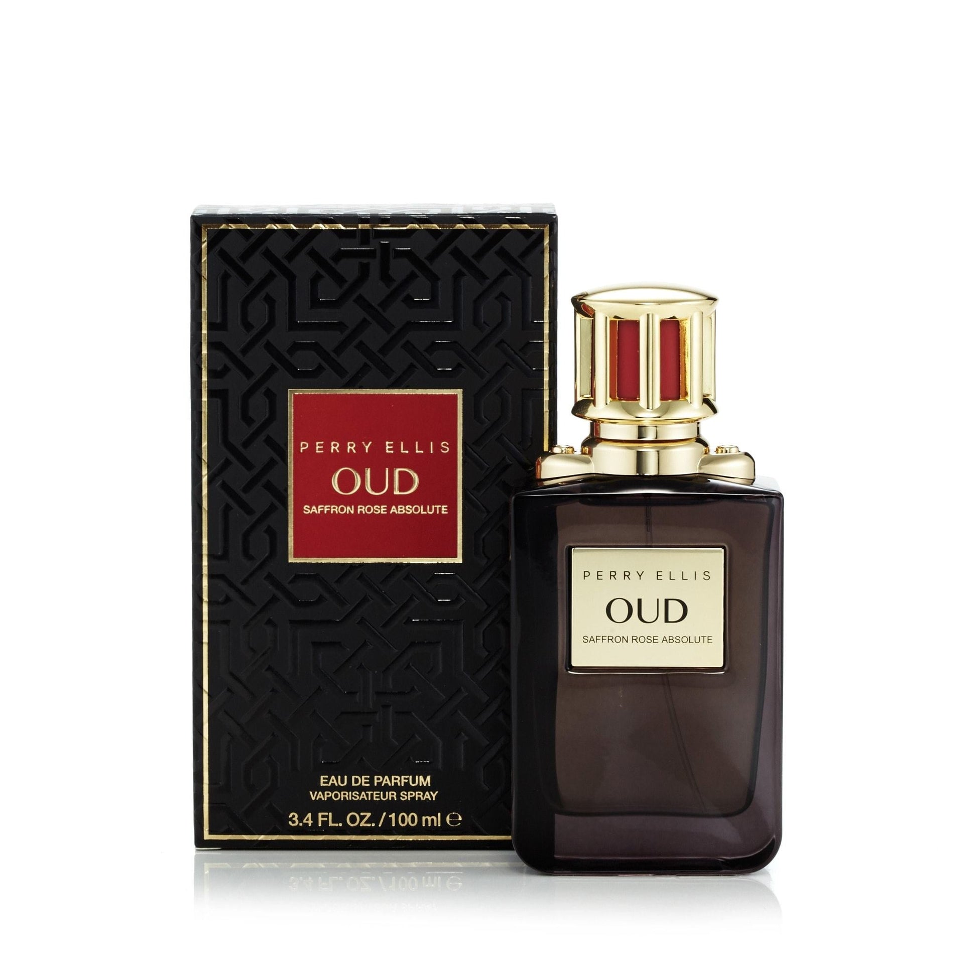 Oud Saffron Rose Absolute Eau de Parfum Spray for Men and Women by Perry Ellis 3.4 oz.