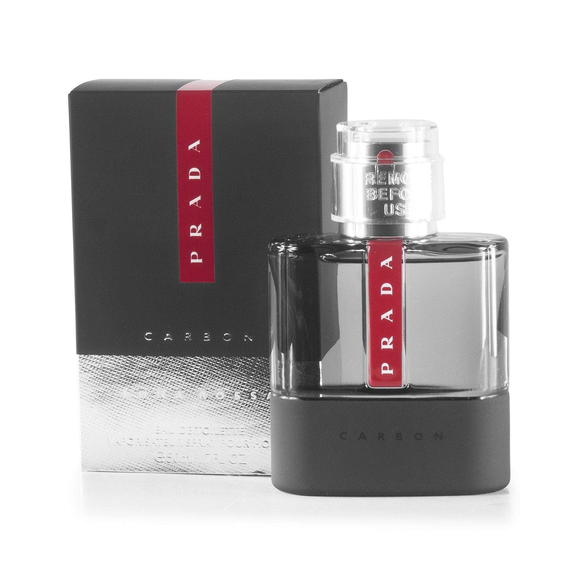 Luna Rossa Carbon Eau de Toilette Spray for Men by Prada 1.7 oz.