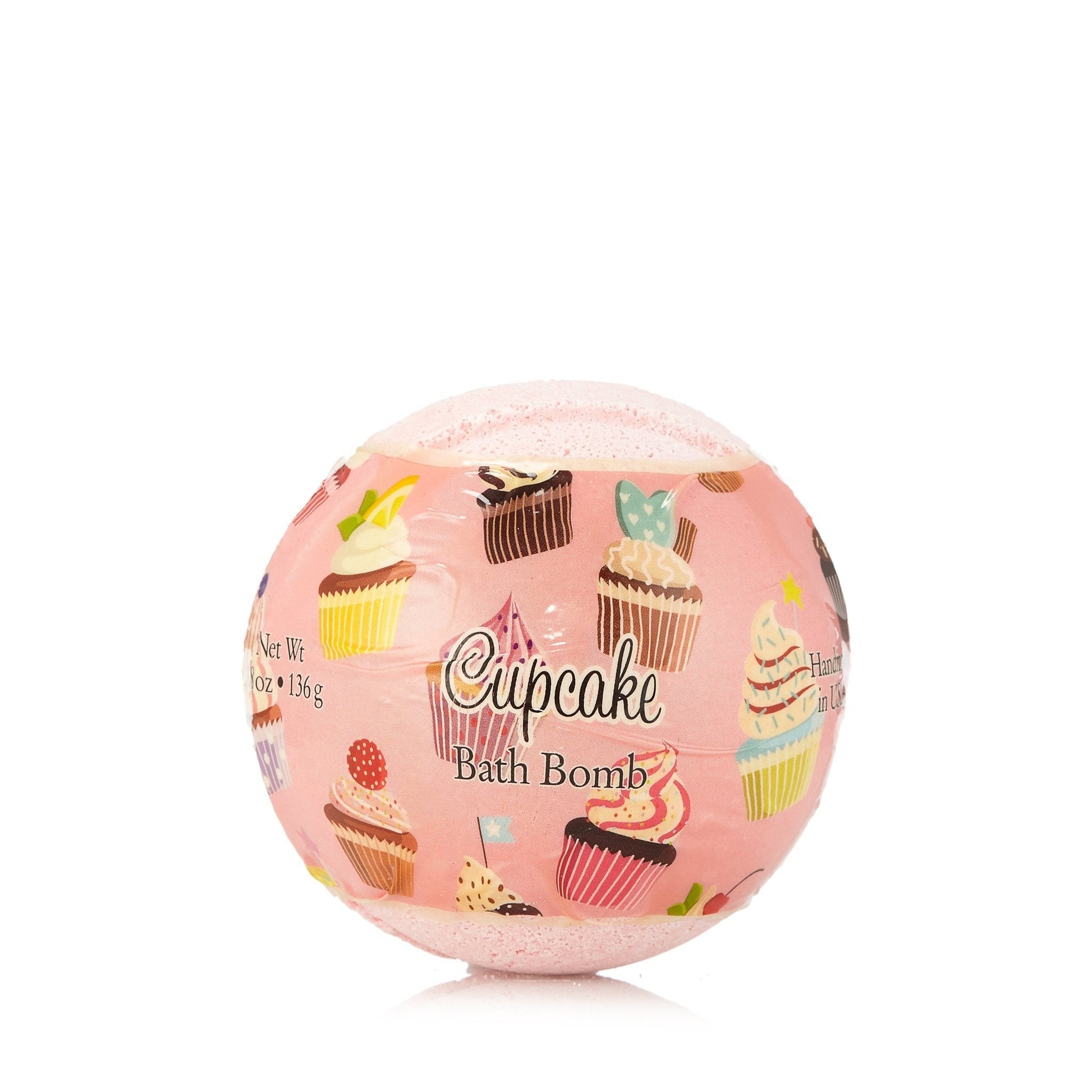 Cupcake Hand Made Bath Bomb by Primal Elements 4.8 oz.