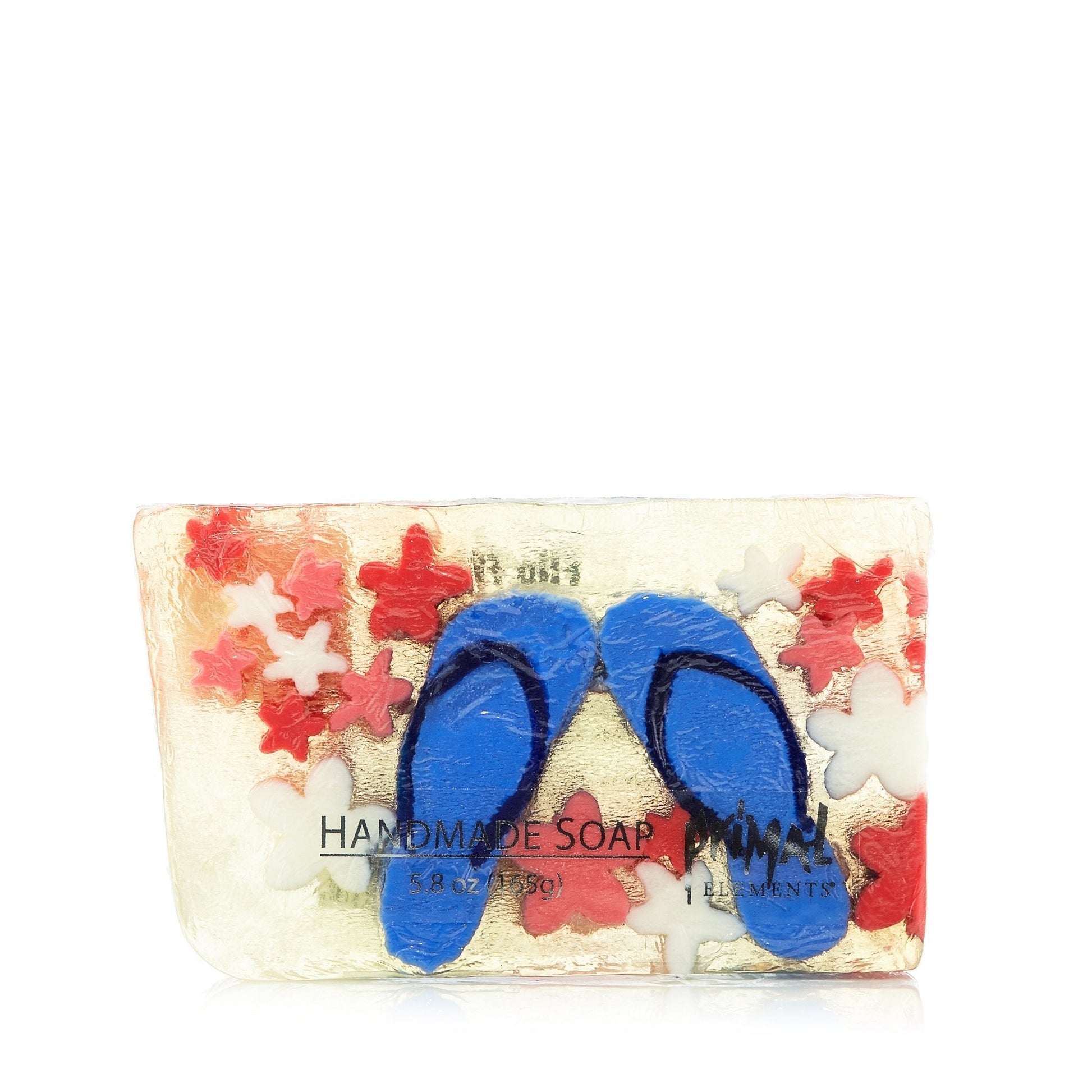 Flip Flops Hand Made Soap by Primal Elements 5.8 oz.