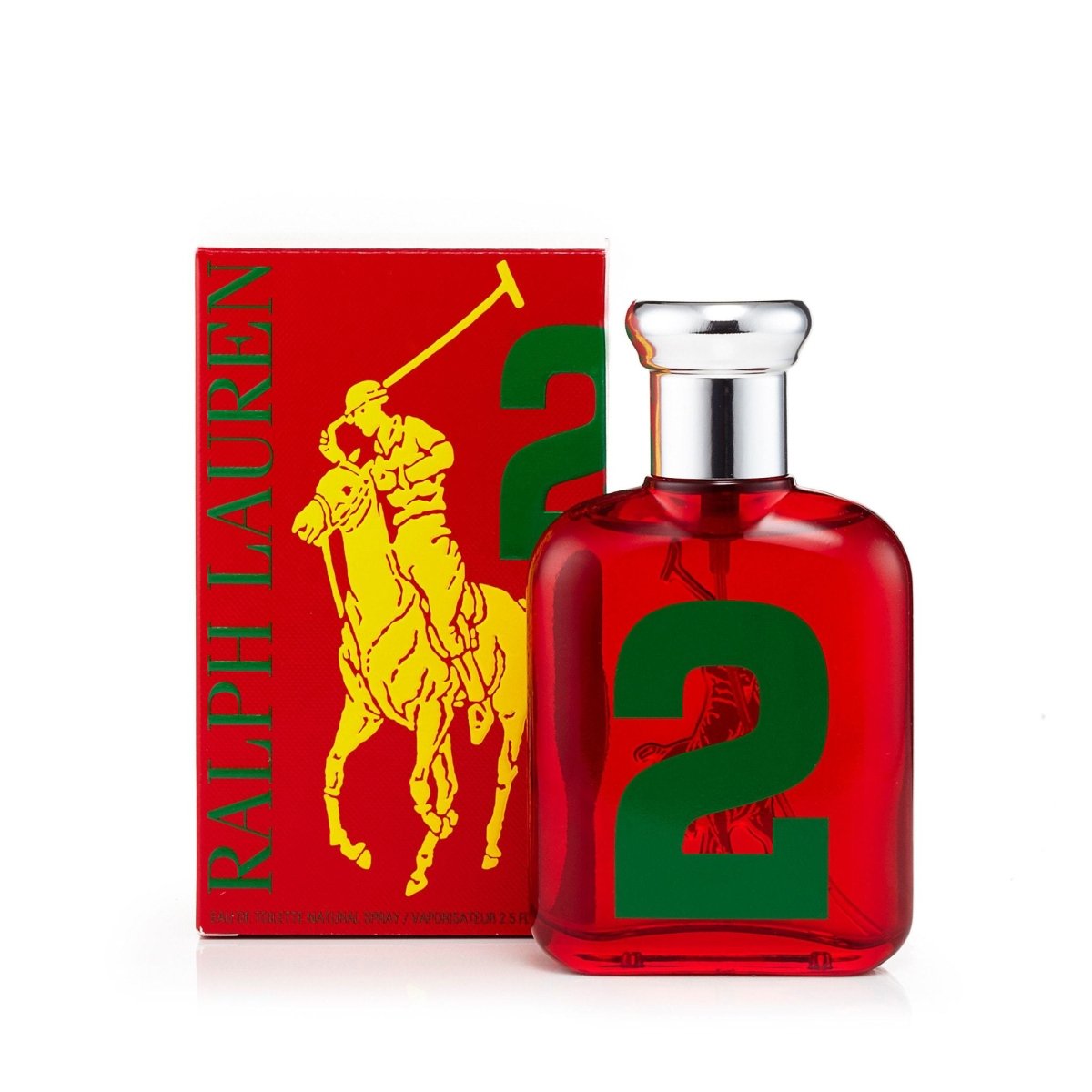 Ralph Lauren Big Pony Red 2 Eau de Toilette Mens Spray 2.5 oz. 