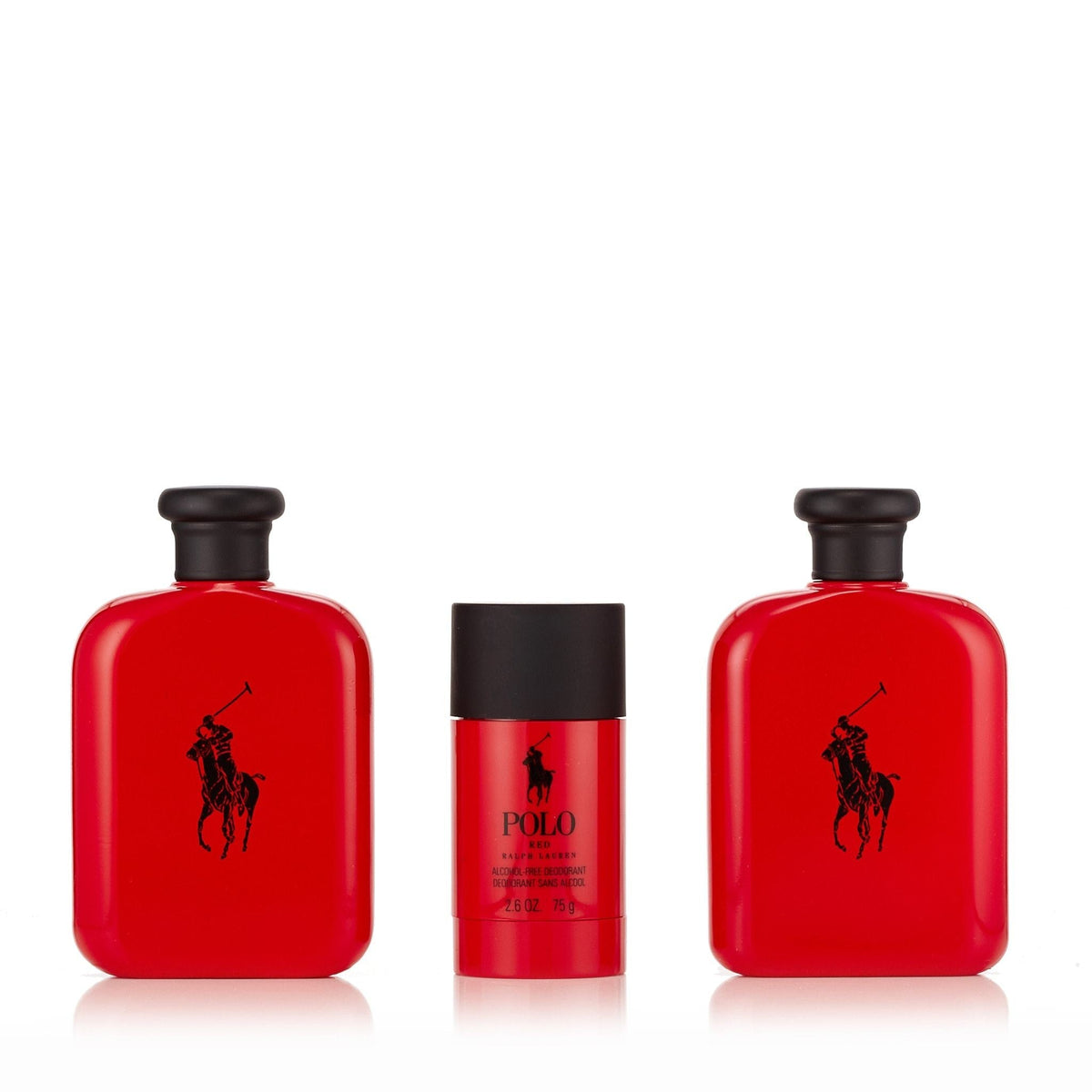 Polo Red Gift Set EDT,After Shave and Deodorant  for Men by Ralph Lauren 4.2 oz.