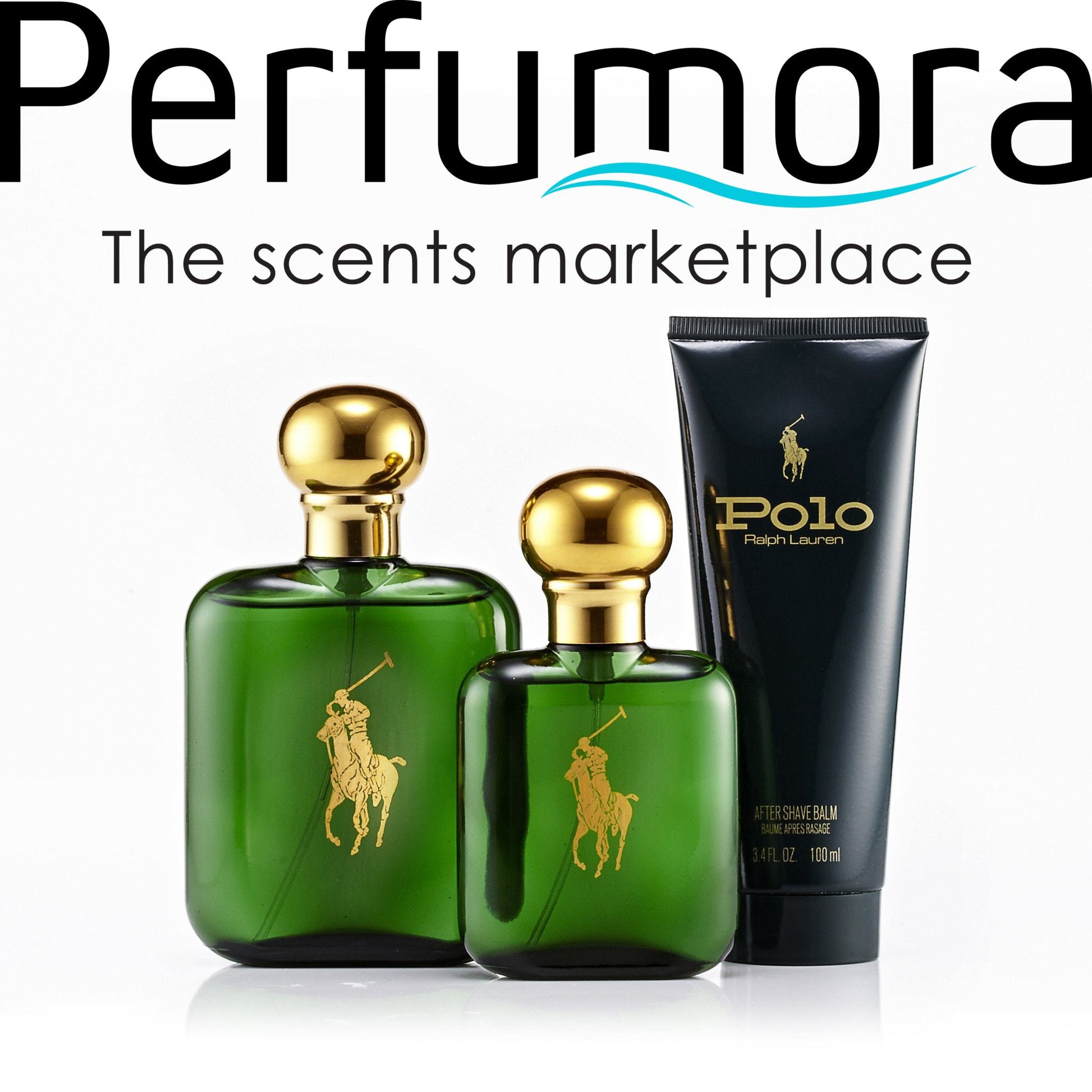 Polo Green Gift Set and Dopp Kit Bag for Men by Ralph Lauren