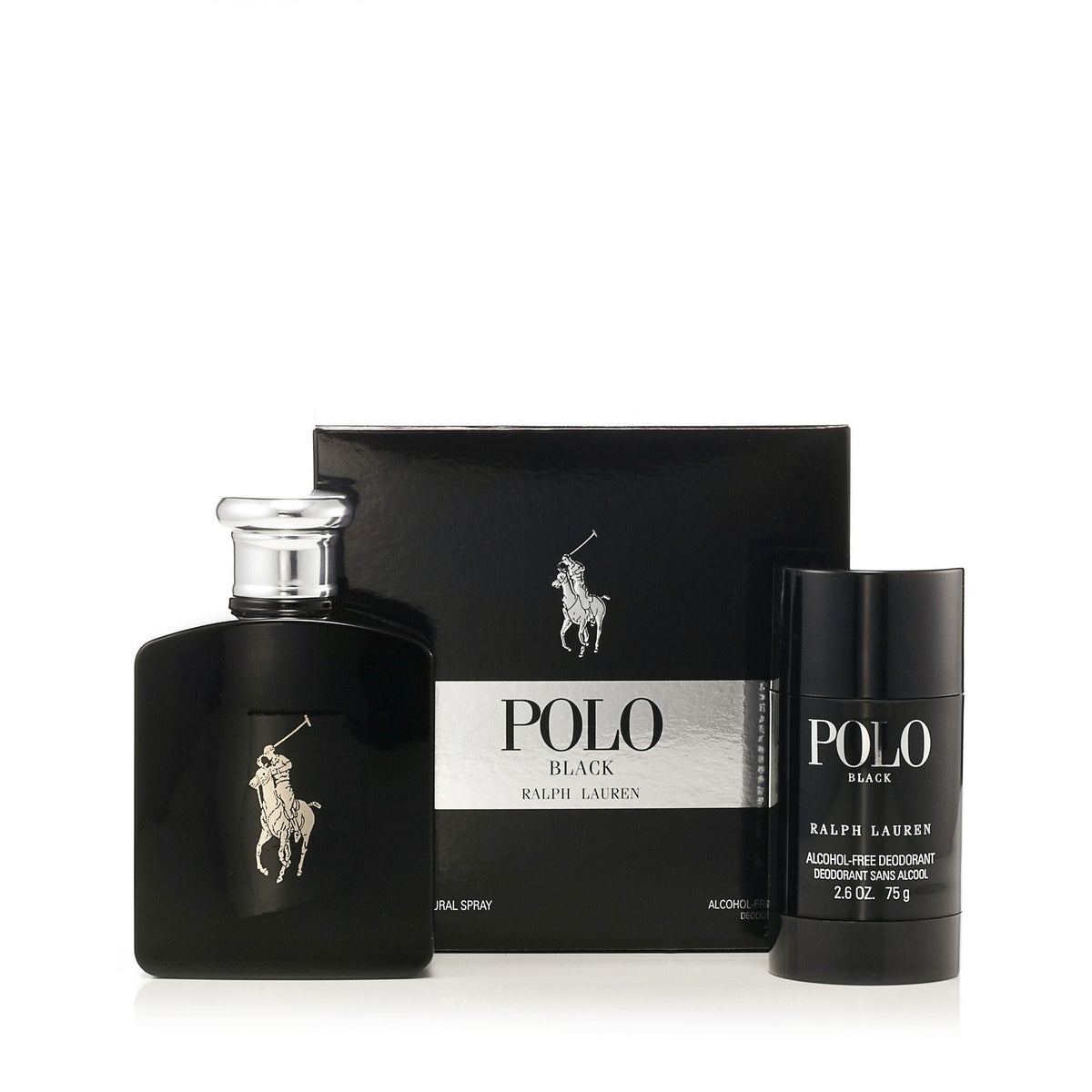 Polo Black Gift Set for Men by Ralph Lauren 4.2 oz.