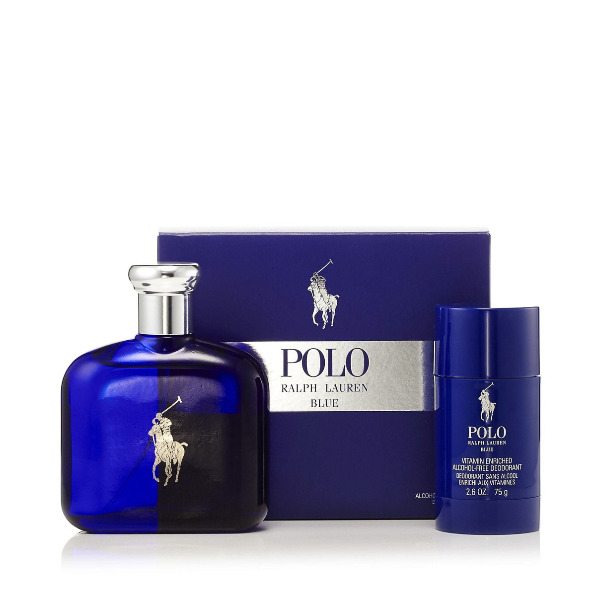 Polo Blue Gift Set for Men by Ralph Lauren 4.2 oz.