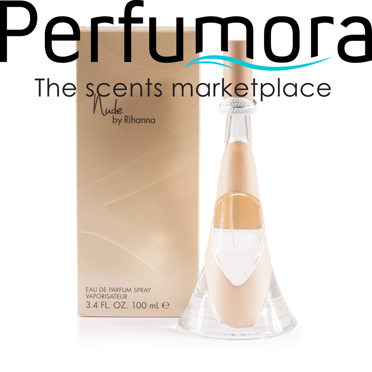 Nude Eau de Parfum Spray for Women by Rihanna 3.4 oz.