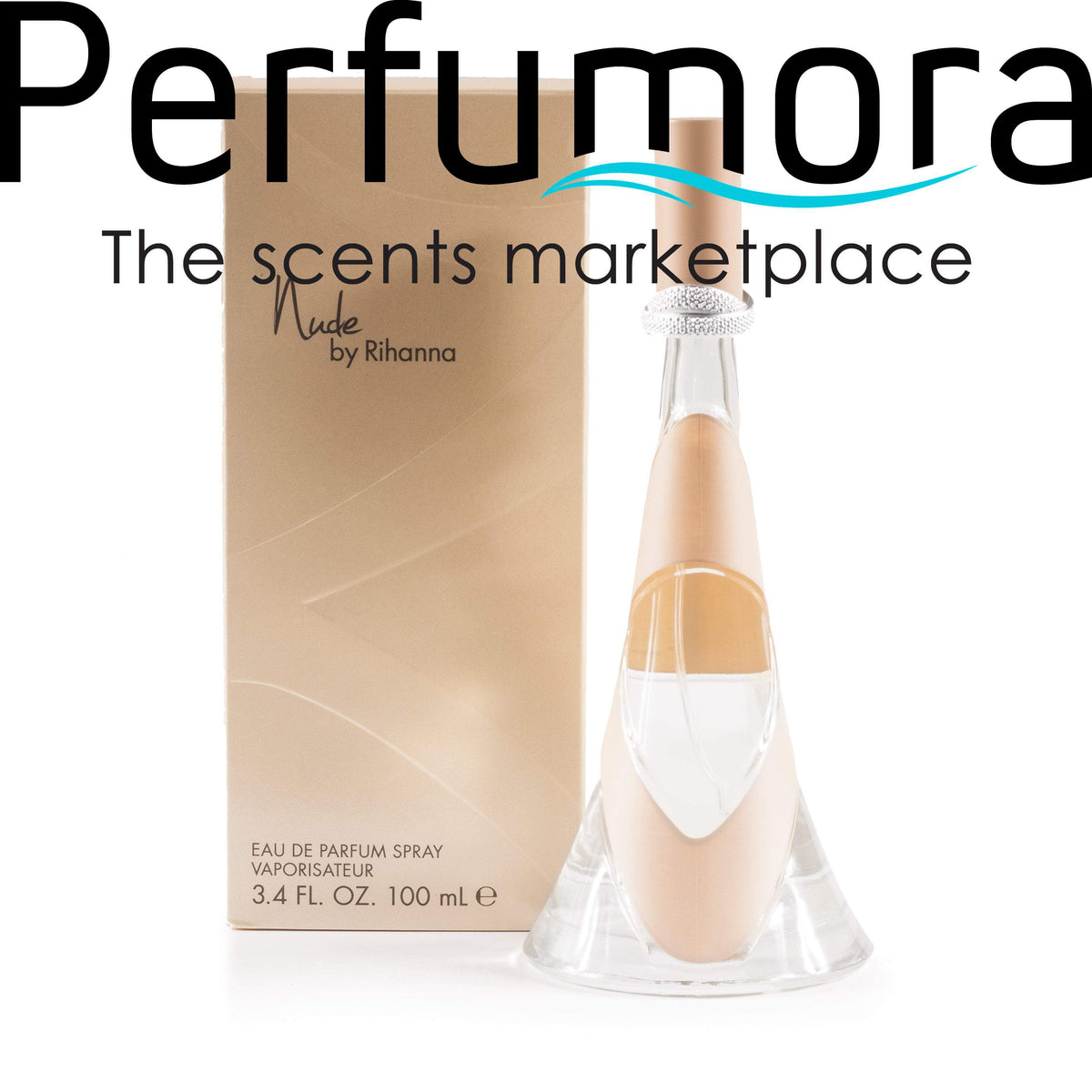 Nude Eau de Parfum Spray for Women by Rihanna 3.4 oz.