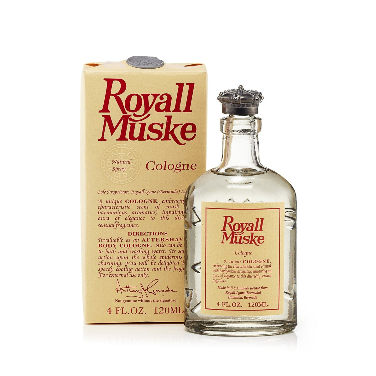 Royall Muske Cologne for Men by Royall Fragrances 4.0 oz.