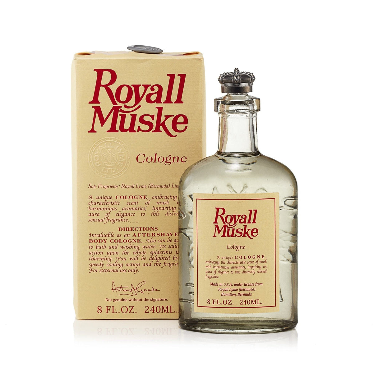 Royall Muske Cologne for Men by Royall Fragrances 8.0 oz.