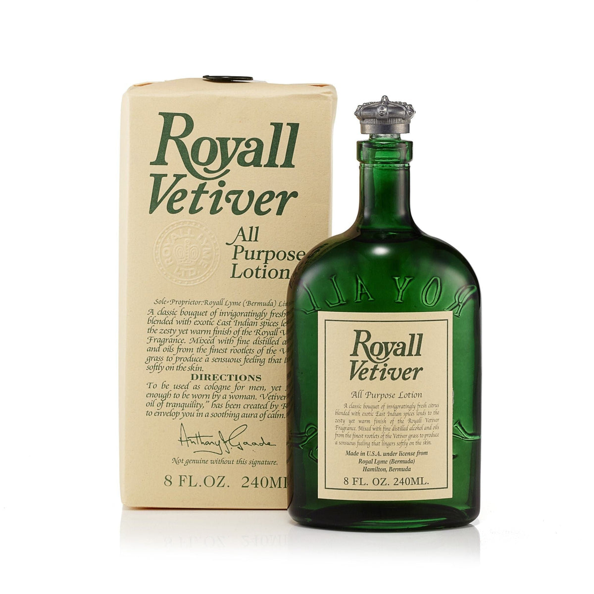 Royall Vetiver Cologne for Men by Royall Fragrances 8.0 oz.