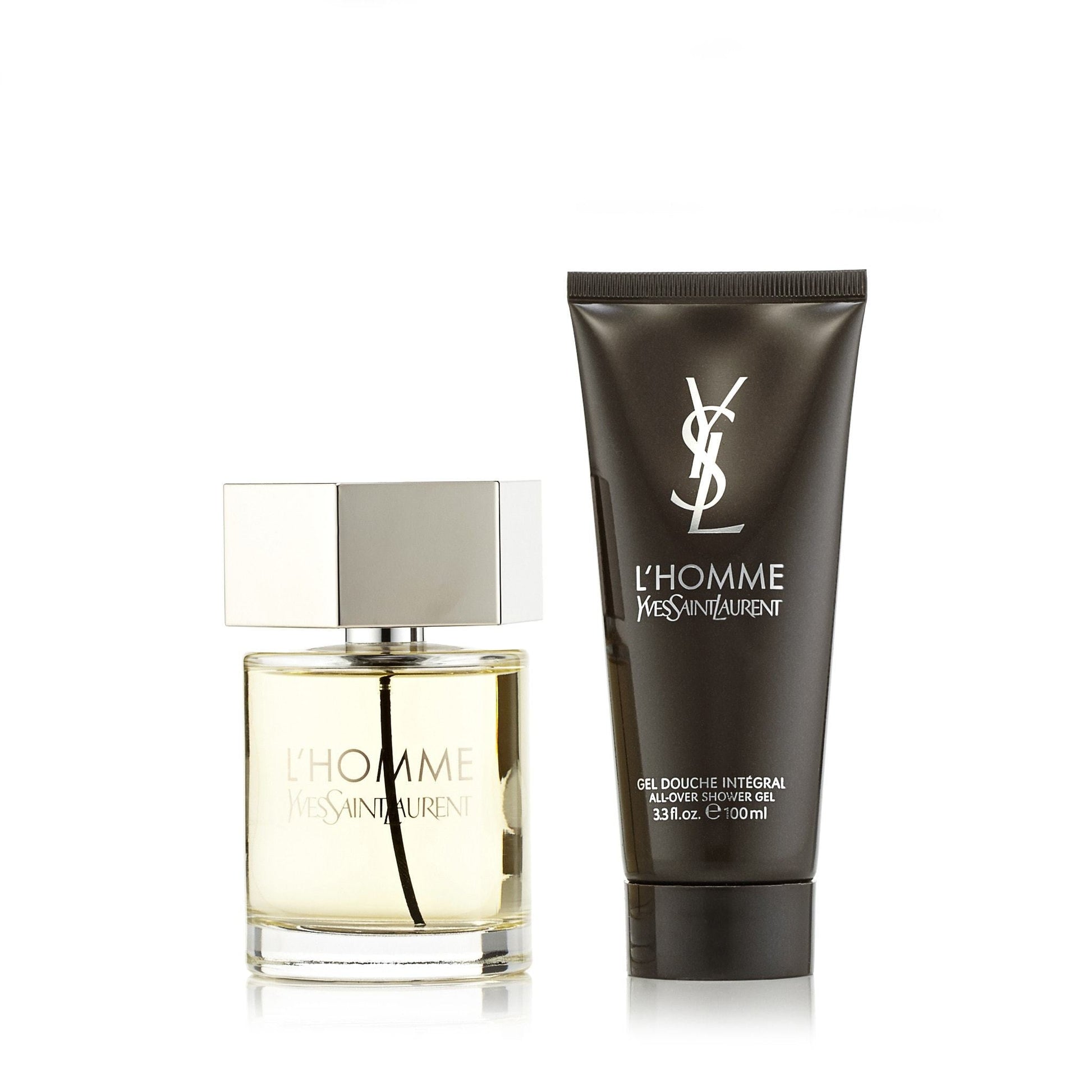 L'Homme Gift Set Eau De Toilette and Shower Gel for Men by Yves Saint Laurent 3.3 oz.