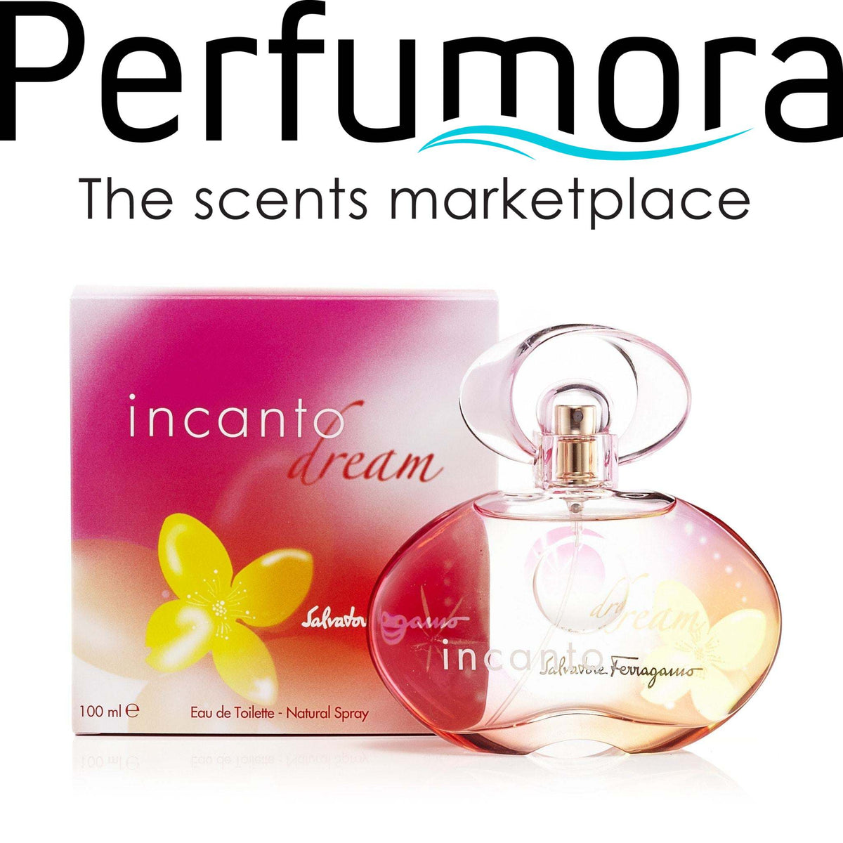 Incanto Dream Eau de Toilette Spray for Women by Ferragamo 3.4 oz.