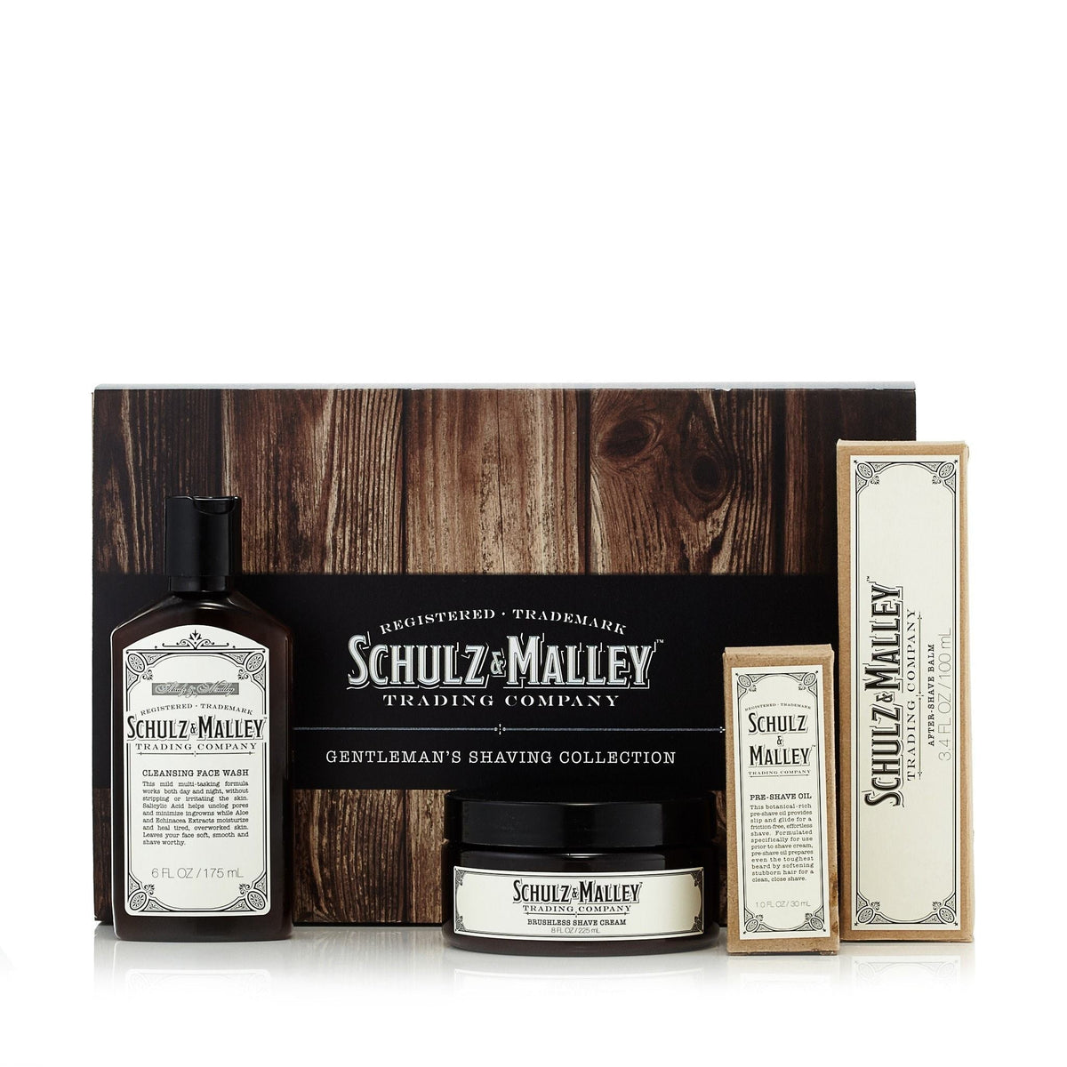 Gentleman's Shaving Collection Gift Set for Men by Schulz & Malley