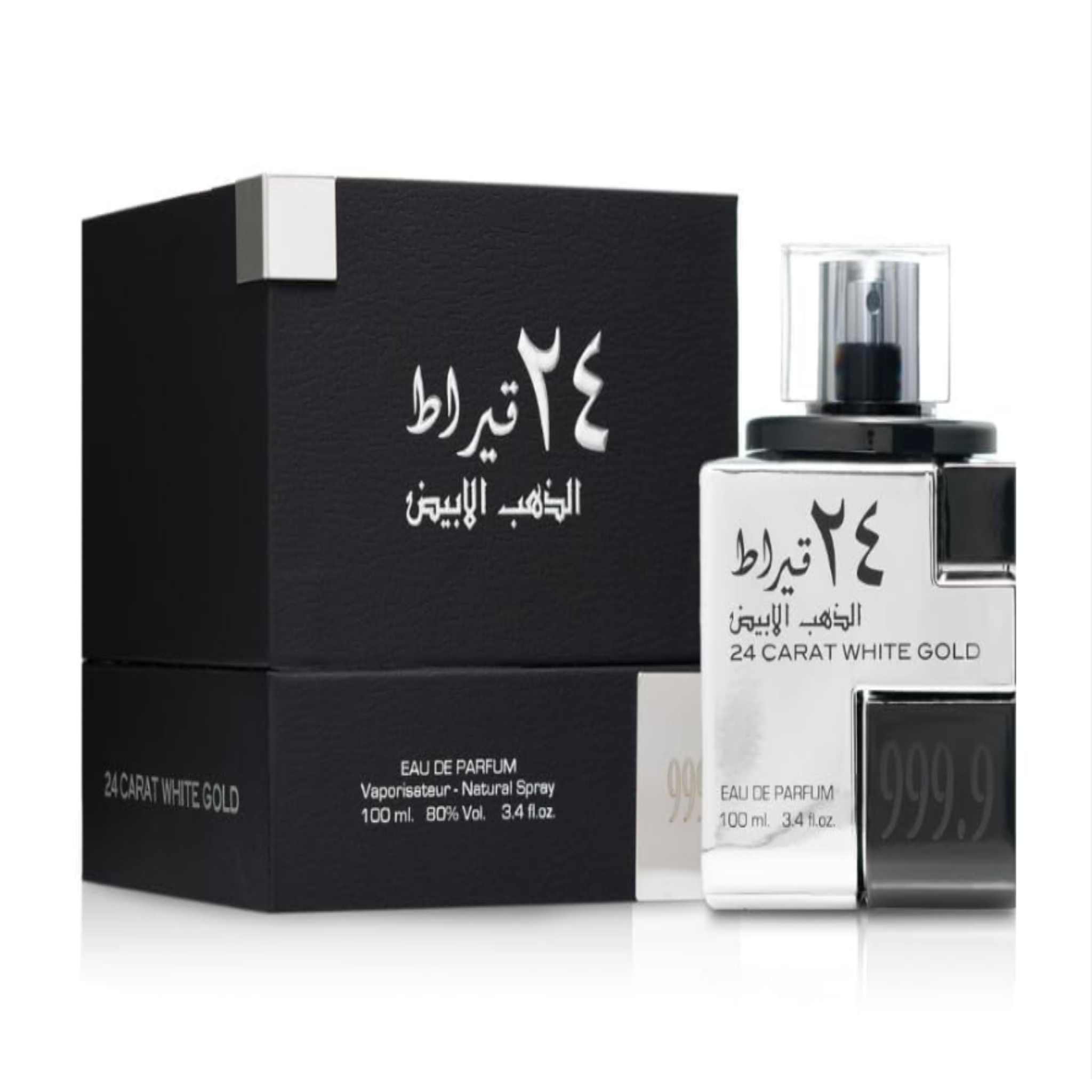 Lattafa 24 Carat White Gold EDP  Spray For Unisex