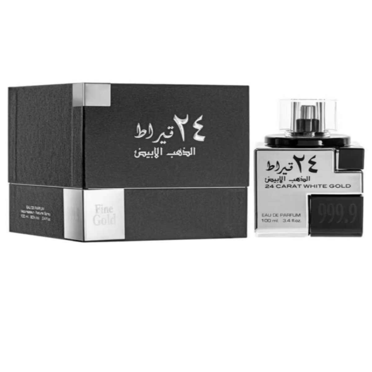 Lattafa 24 Carat White Gold EDP  Spray For Unisex