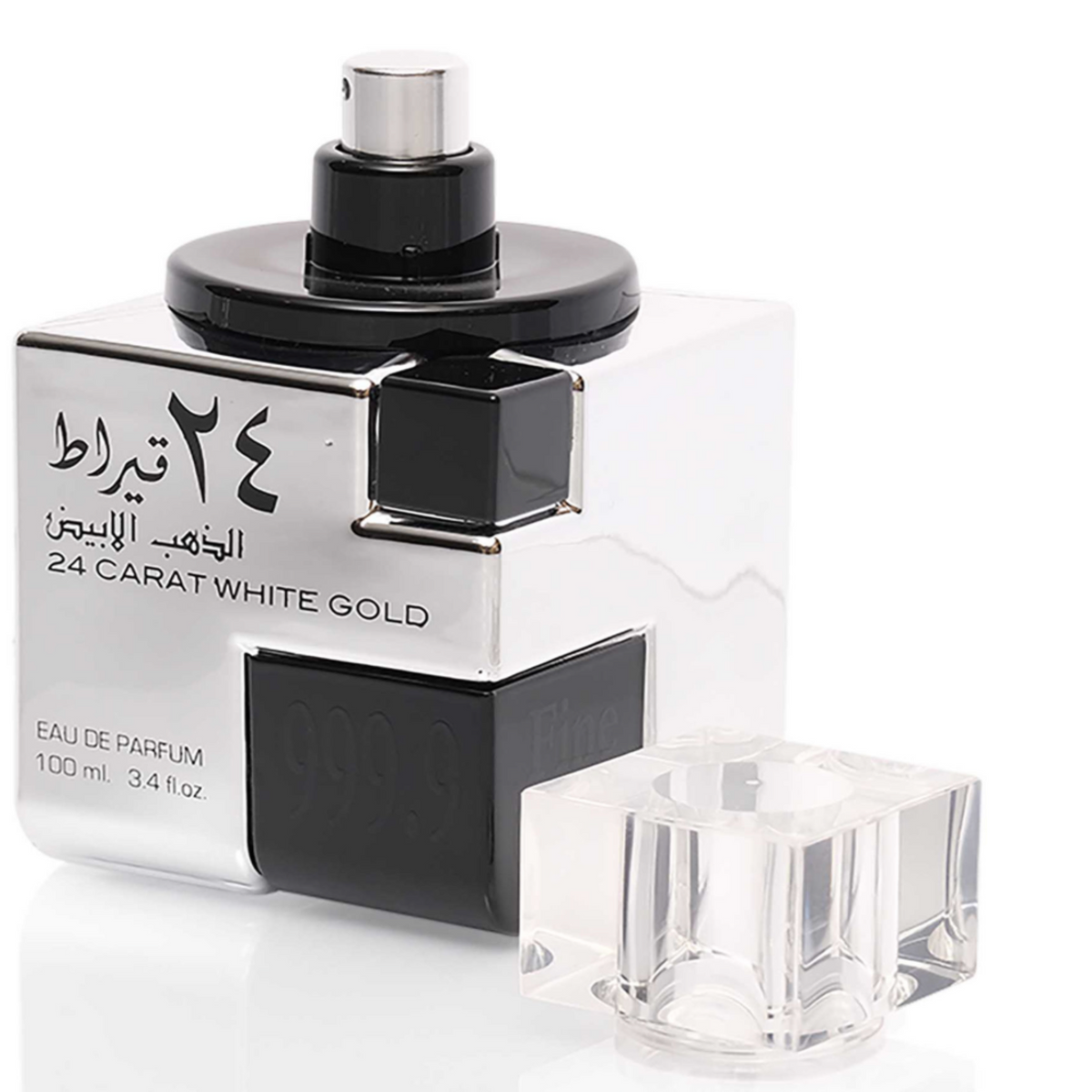Lattafa 24 Carat White Gold EDP  Spray For Unisex