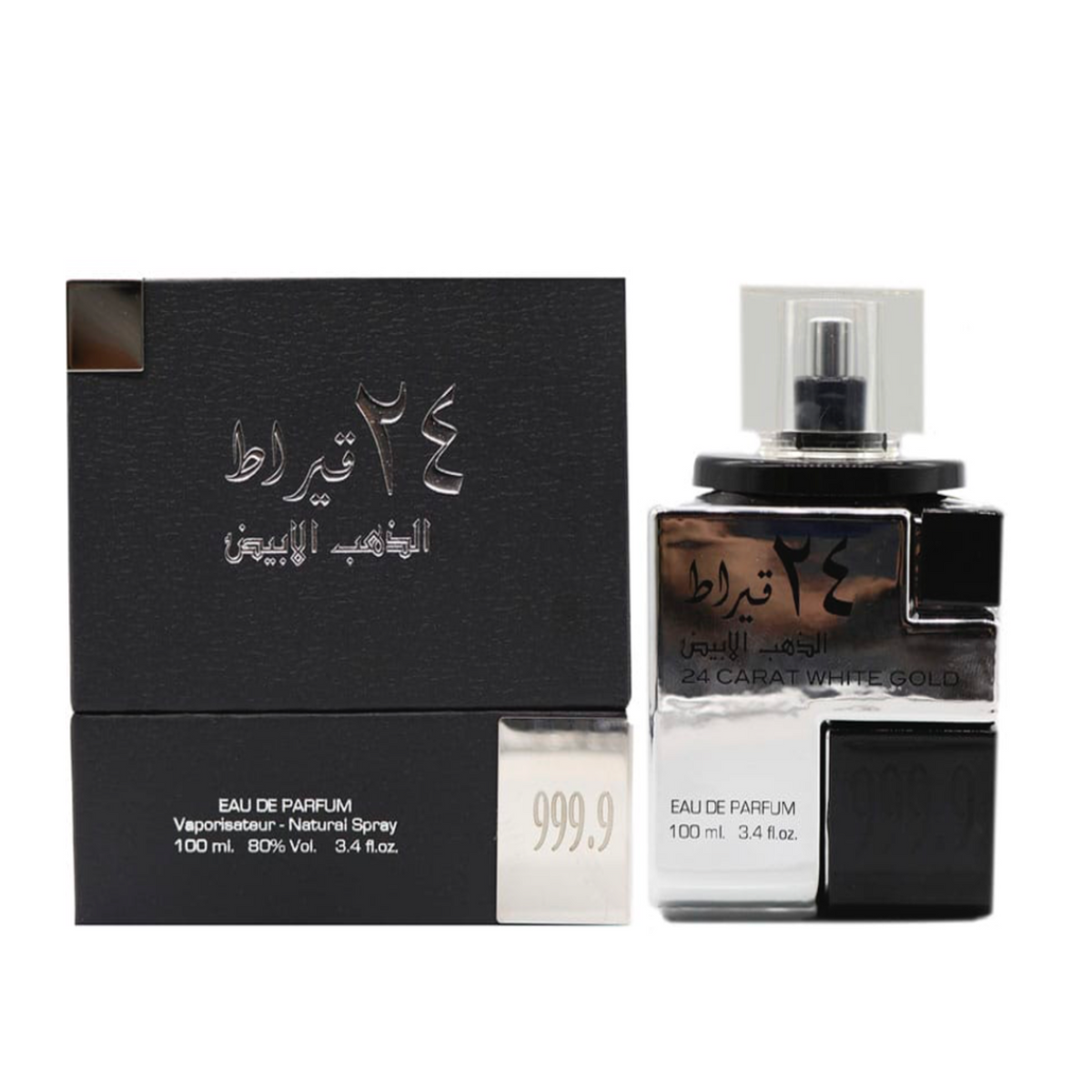 Lattafa 24 Carat White Gold EDP  Spray For Unisex