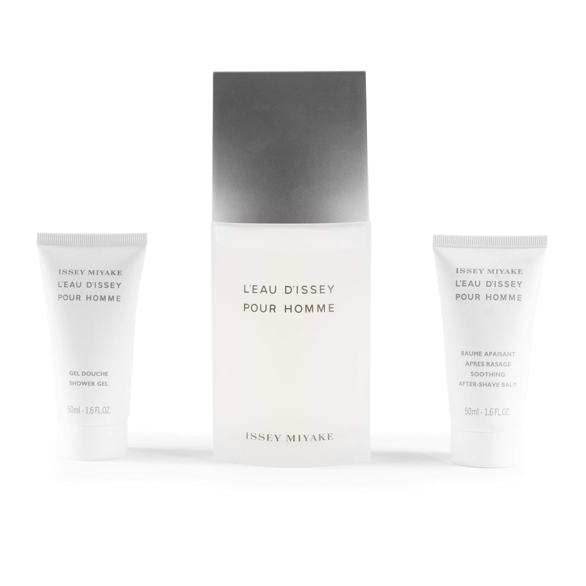 L'Eau Dissey Gift Set Eau de Toilette Shower Gel and After Shave Balm for Men by Issey Miyake 4.2 oz.