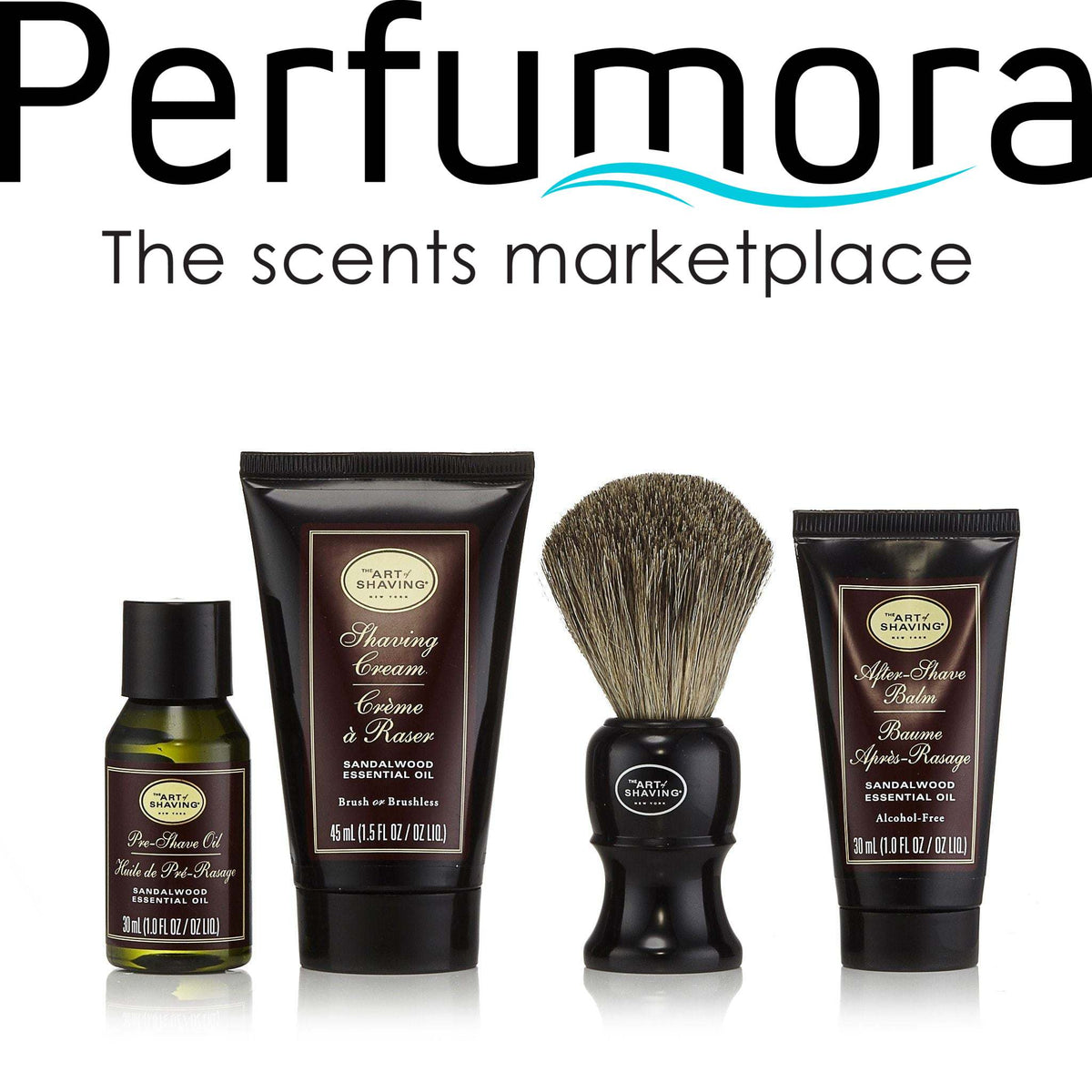 The 4 Elements of the Perfect Shave Set Sandalwood by The Art of Shaving