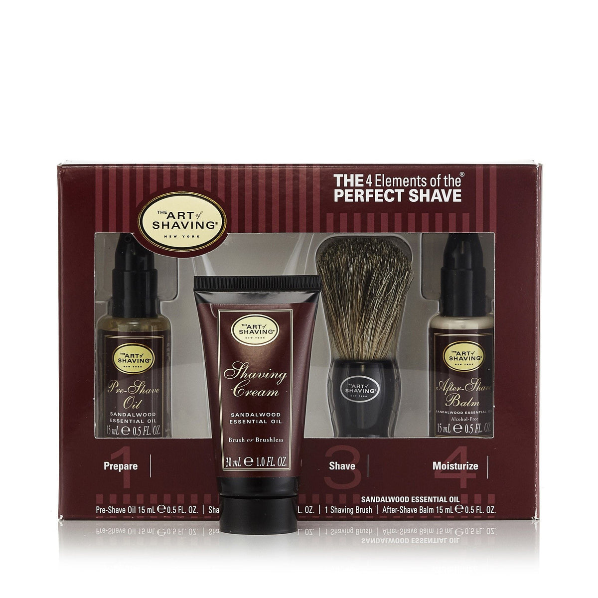 The 4 Elements of the Perfect Shave Starter Set Sandalwood by The Art of Shaving