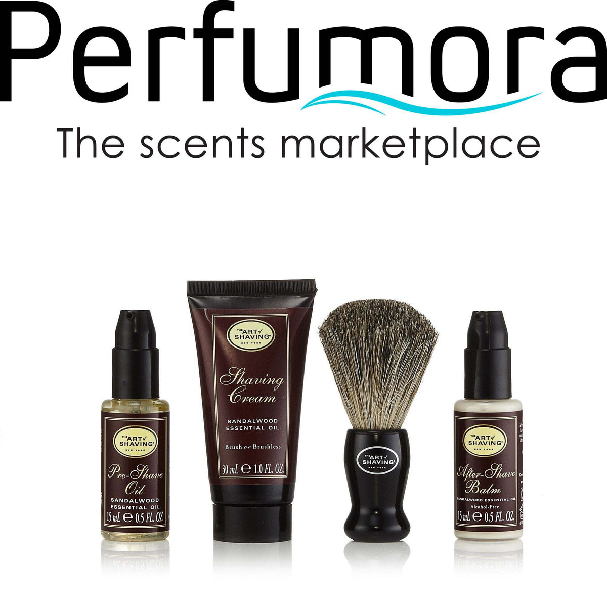 The 4 Elements of the Perfect Shave Starter Set Sandalwood by The Art of Shaving