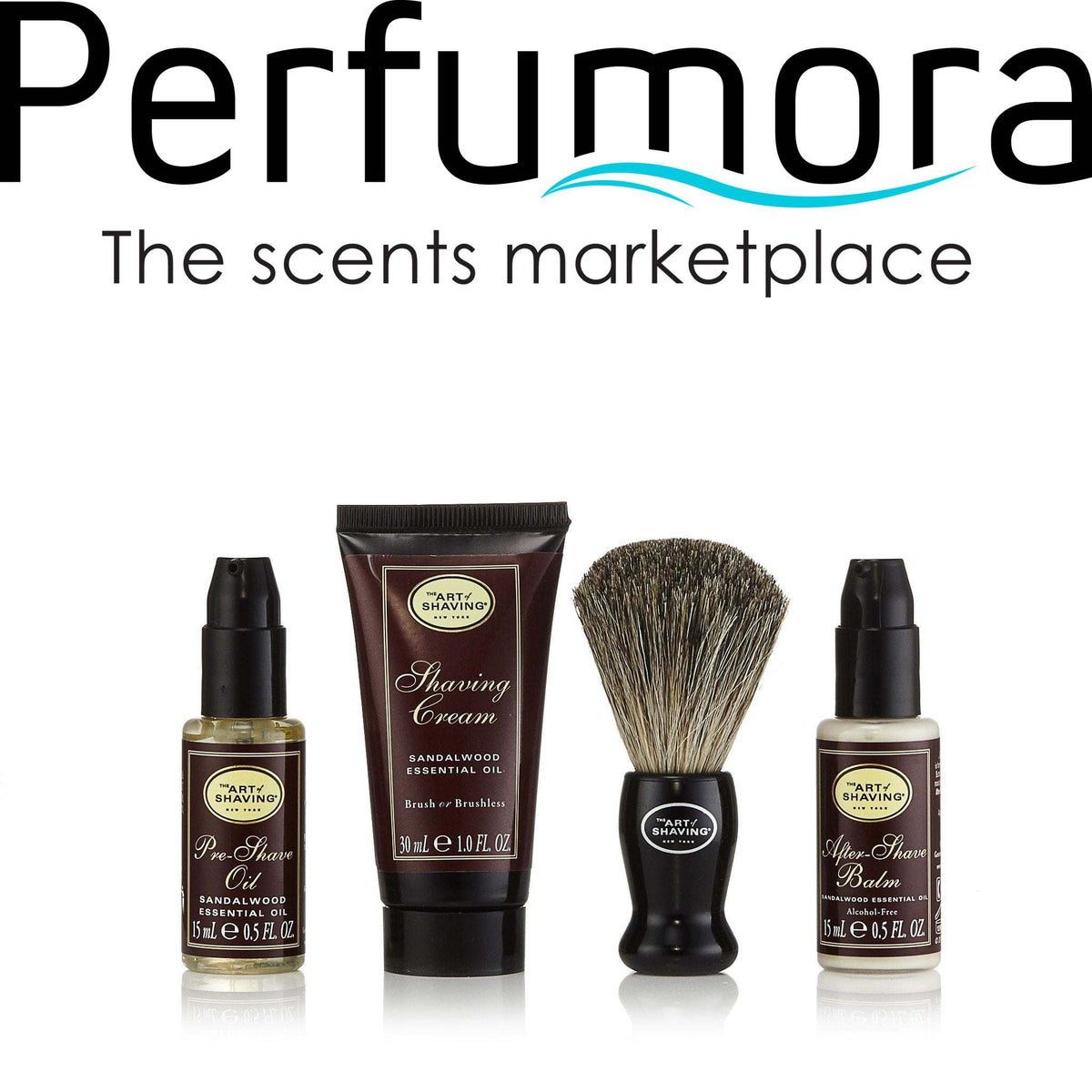 The 4 Elements of the Perfect Shave Starter Set Sandalwood by The Art of Shaving