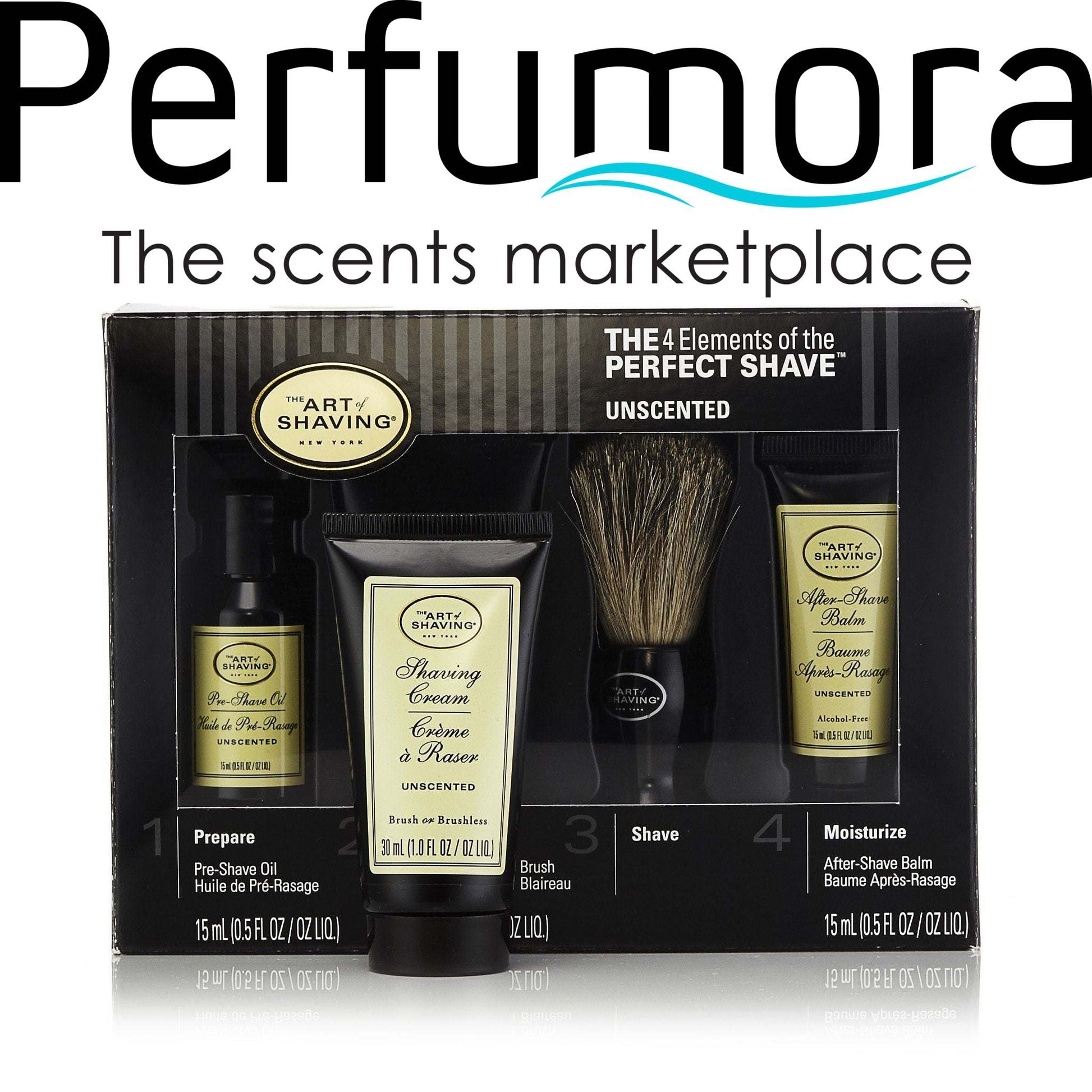 The 4 Elements of the Perfect Shave Starter Set Unscented by The Art of Shaving