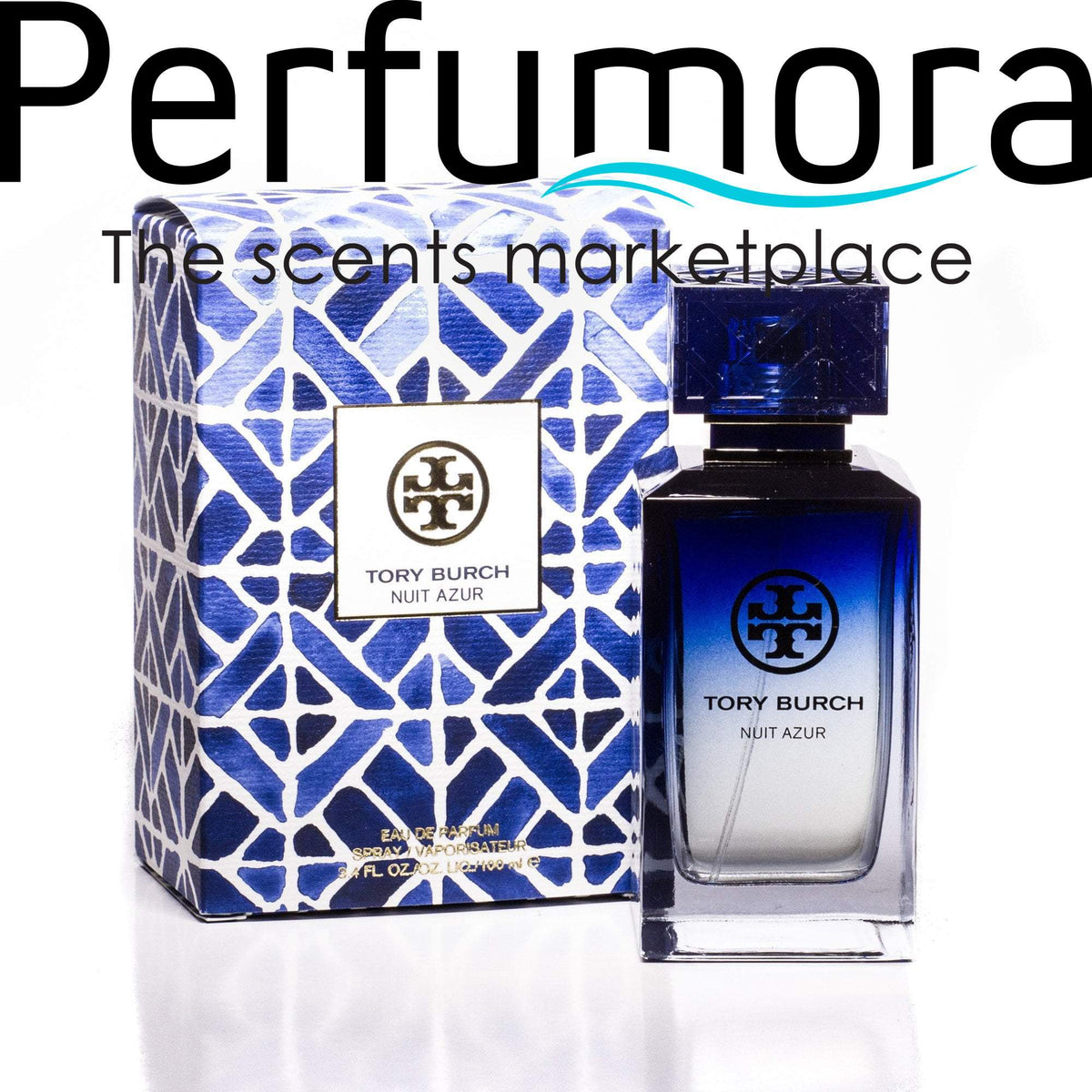 Nuit Azur Eau de Parfum Spray for Women by Tory Burch 3.4 oz.