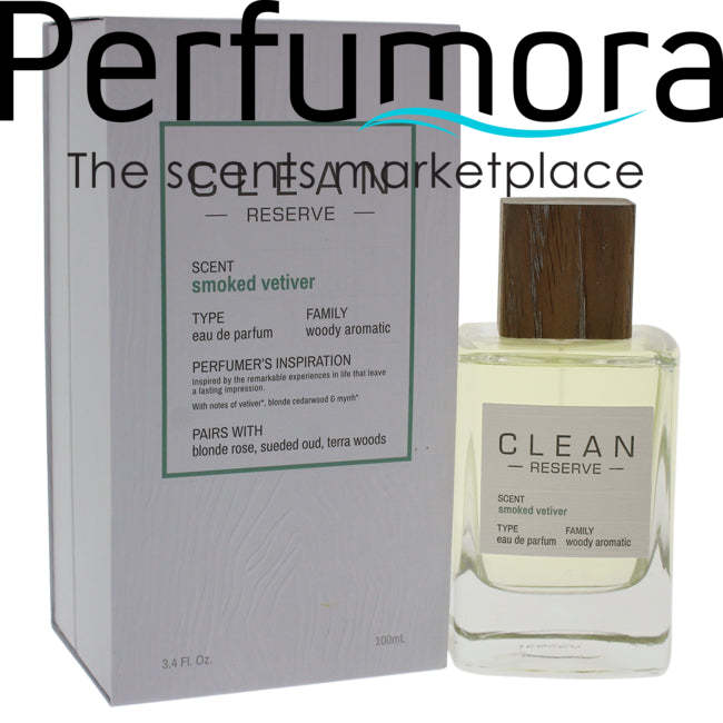 Reserve Smoked Vetiver by Clean for Unisex -  Eau de Parfum Spray