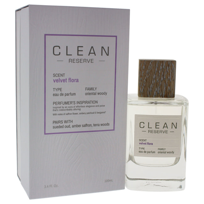 Reserve Velvet Flora by Clean for Unisex - EDP Spray