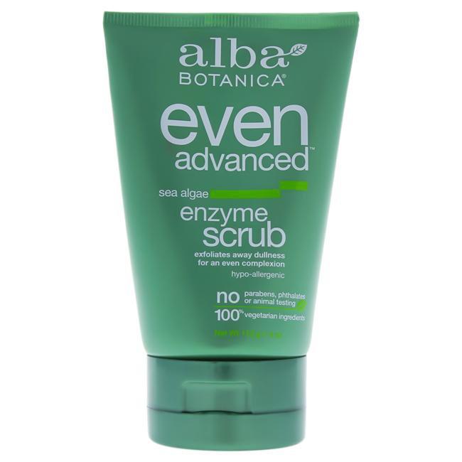 Even Advanced Sea Algae Enzyme Scrub by Alba Botanica for Unisex - 4 oz Facial Scrub