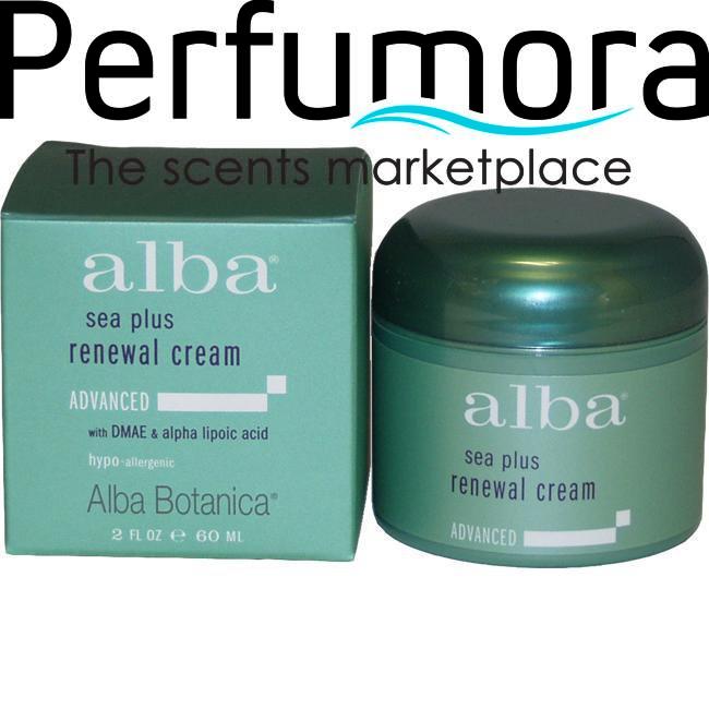 Sea Plus Renewal Night Cream by Alba Botanica for Unisex - 2 oz Cream