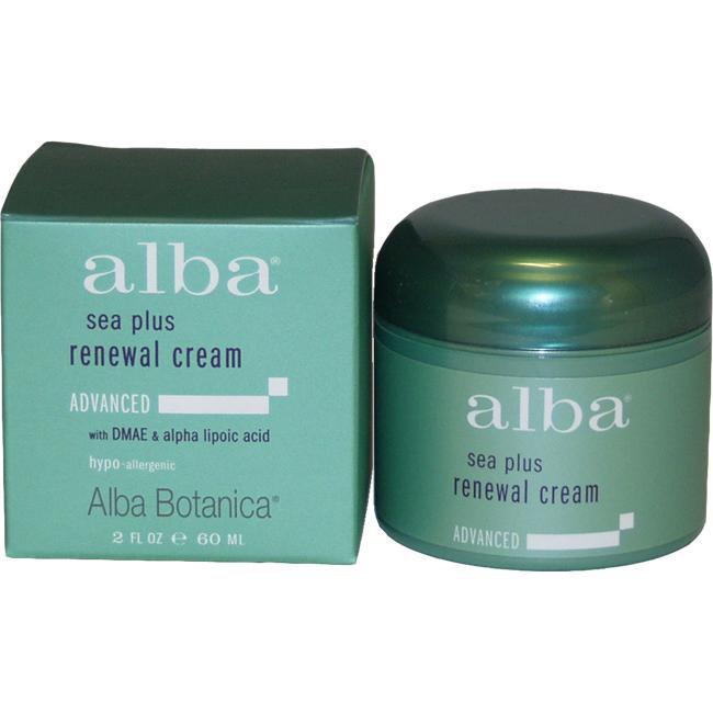 Sea Plus Renewal Night Cream by Alba Botanica for Unisex - 2 oz Cream