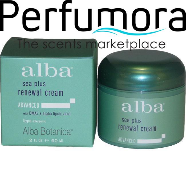 Sea Plus Renewal Night Cream by Alba Botanica for Unisex - 2 oz Cream