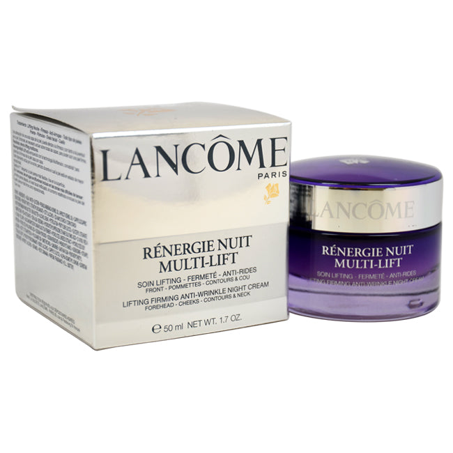 Renergie Nuit Multi-Lift Lifting Firming Anti-Wrinkle Night Cream by Lancome for Unisex - 1.7 oz Cream