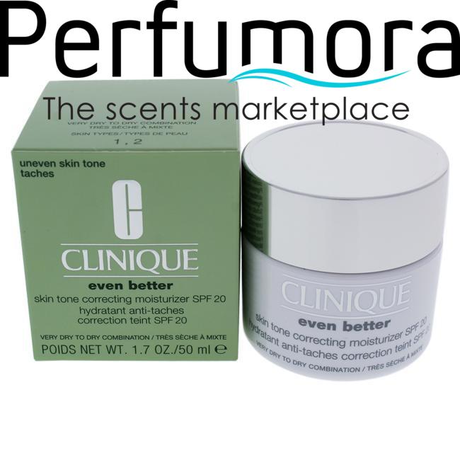 Even better Skin Tone Correcting Moisturizer SPF 20 - Very Dry to dry by Clinique for Unisex - 1.7 o