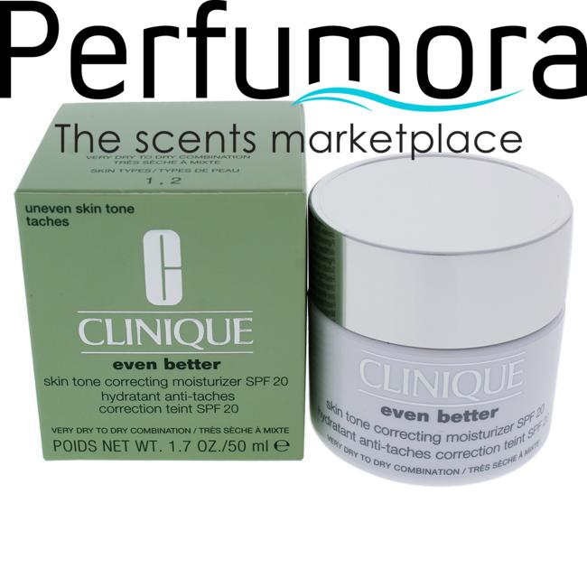 Even better Skin Tone Correcting Moisturizer SPF 20 - Very Dry to dry by Clinique for Unisex - 1.7 o