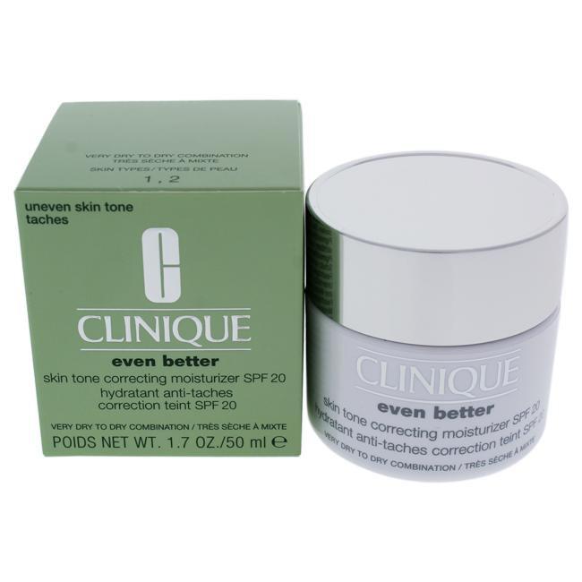 Even better Skin Tone Correcting Moisturizer SPF 20 - Very Dry to dry by Clinique for Unisex - 1.7 o
