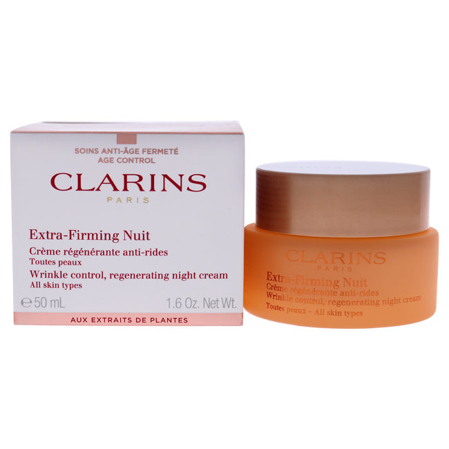 Extra-Firming Night Regenerating Cream by Clarins for Unisex - 1.6 oz Cream