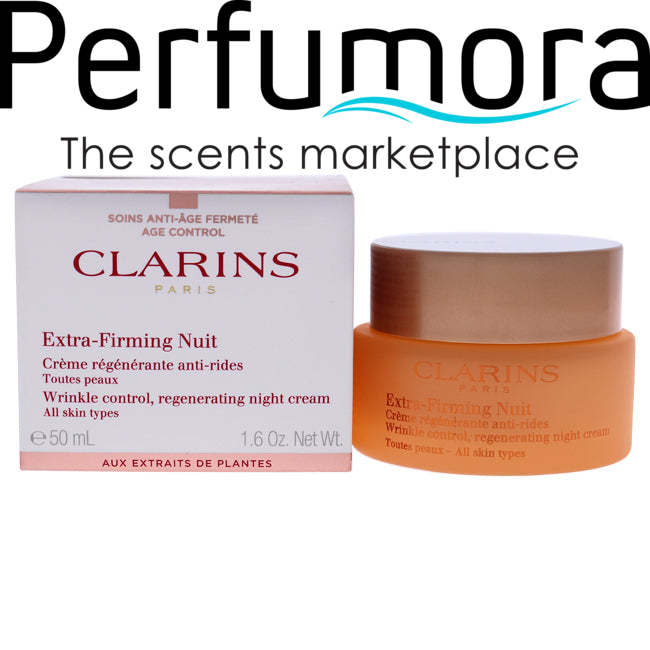 Extra-Firming Night Regenerating Cream by Clarins for Unisex - 1.6 oz Cream