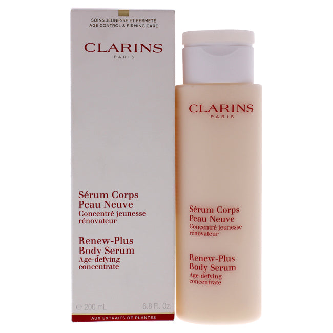 Renew Plus Body Serum by Clarins for Unisex - 6.8 oz Serum