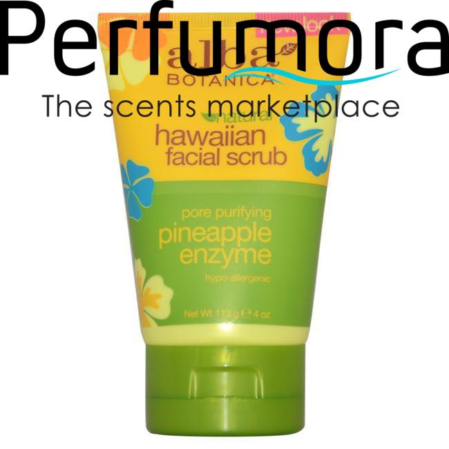 Hawaiian Pineapple Enzyme Facial Scrub by Alba Botanica for Unisex - 4 oz Scrub