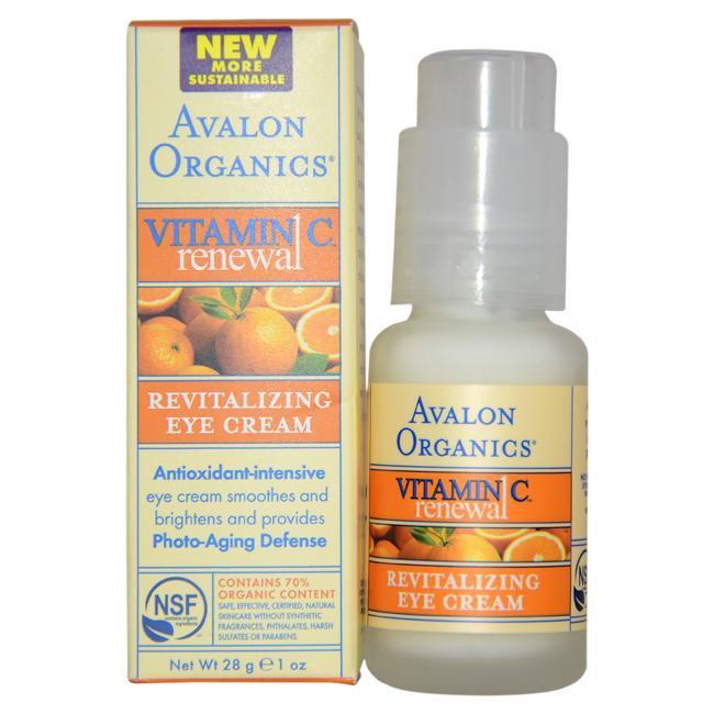 Organics Vitamin C Revitalizing Eye Cream by Avalon for Unisex - 1 oz Cream