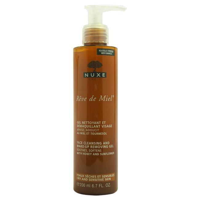 Reve de Miel - Face Cleansing and Make-Up Removing Gel by Nuxe for Unisex - 6.7 oz Gel