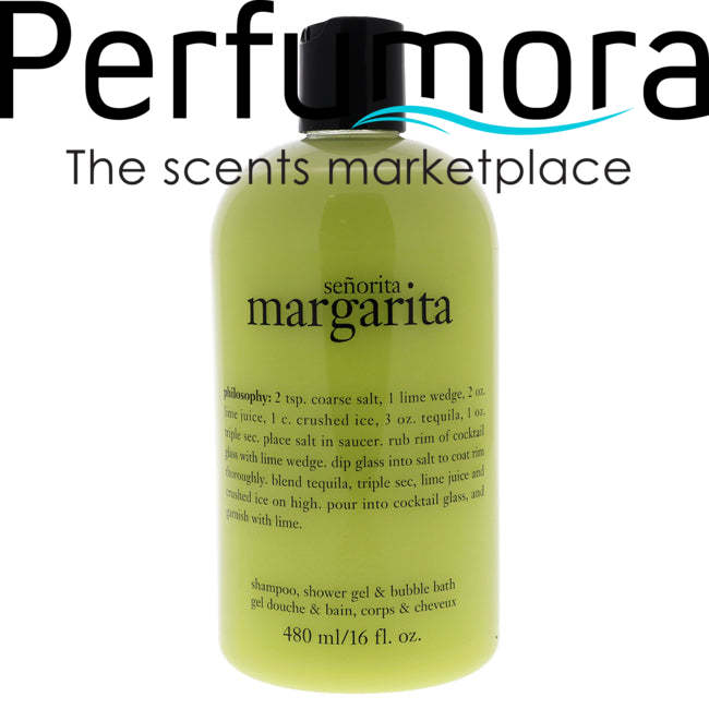 Senorita Margarita by Philosophy for Unisex - 16 oz Shampoo, Shower Gel and Bubble Bath