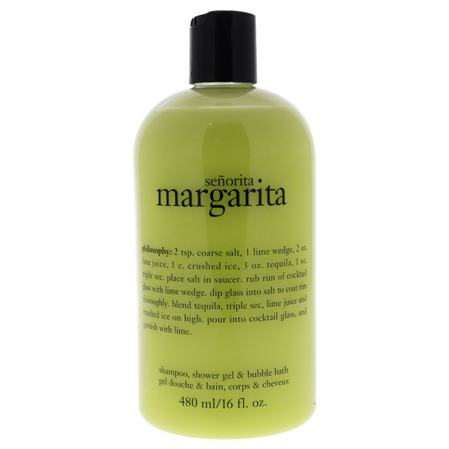 Senorita Margarita by Philosophy for Unisex - 16 oz Shampoo, Shower Gel and Bubble Bath