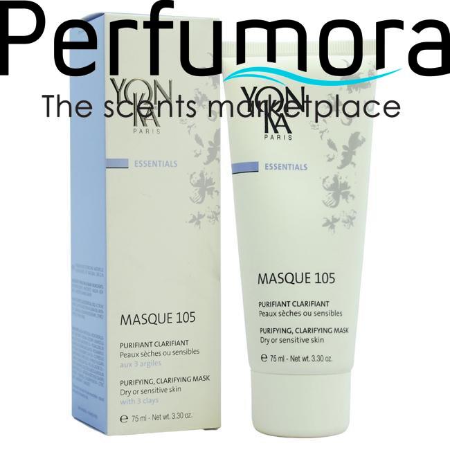 Masque 105 Purifying Clarifying Mask - Dry or Sensitive Skin by Yonka for Unisex - 3.3 oz Mask