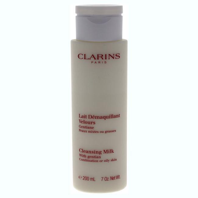 Cleansing Milk With Gentian - Combination or Oily Skin by Clarins for Unisex - 7 oz Cleansing Milk