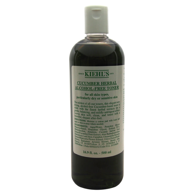 Cucumber Herbal Alcohol-Free Toner For All Skin Types by Kiehls for Unisex - 16.9 oz Toner