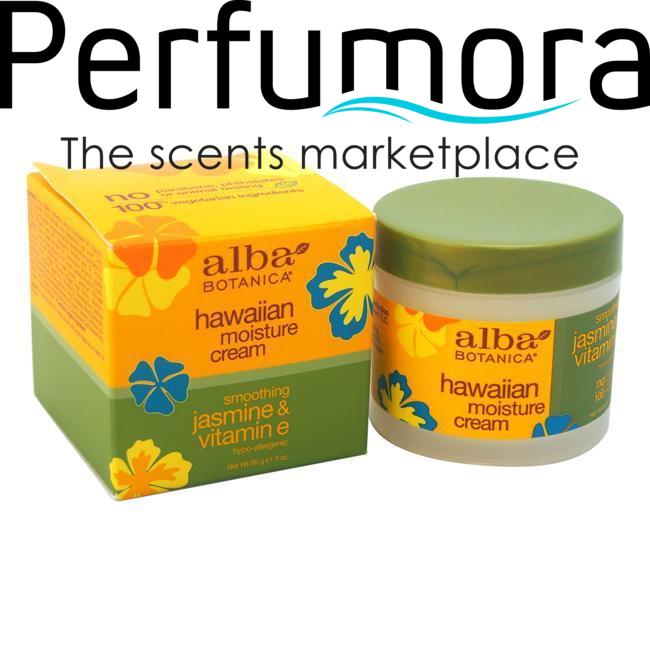 Hawaiian Moisture Cream Jasmine and Vitamine by Alba Botanica for Unisex - 3 oz Cream